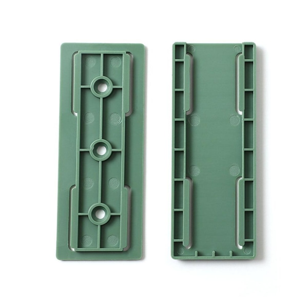 4x Uttag Hållare Plug Fixer Väggmonterad Strömskena Hållare green 1pcs 4pcs