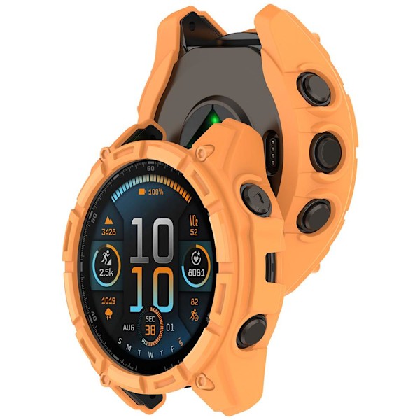 ZIRYXQ Skyddande fodral för Garmin Fenix 8, Repskyddande Skal blue 47mm