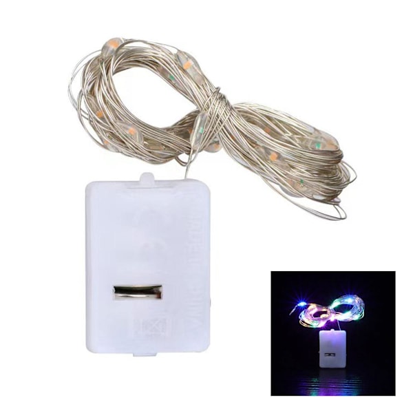 LED-fe-ljusknapp Liten ljusatmosfärsljusbälte Varm vit warm white 300 CM