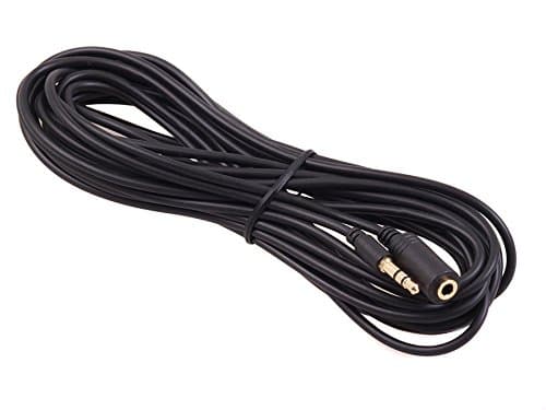 Standard stereo jack 3,5 mm han til hun forlængerkabeladapter (2m)