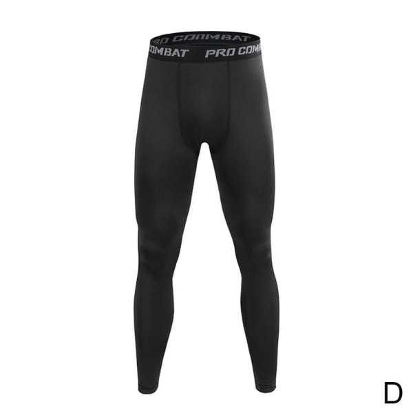 3/7/9 Sport Baskettights Elastisk kompression för män löpning black XL