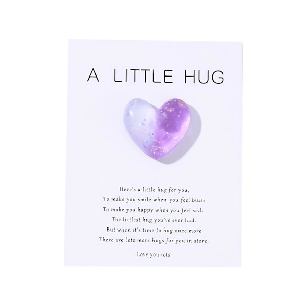 Pocket Hug Token-gåvor Pocket Hug-kort Inspirerande gåvor för  pink 1pcs
