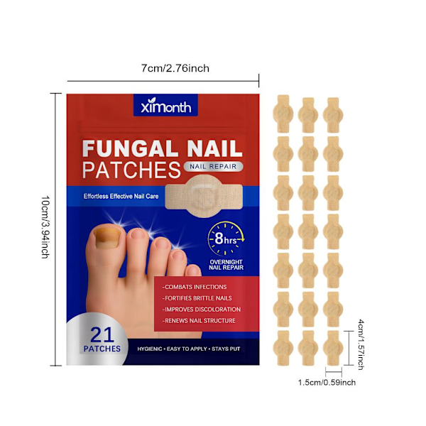Svamp Nagelplåster Nagelreparation Enkel Effektiv Nagelbehandling - FRI FRAKT