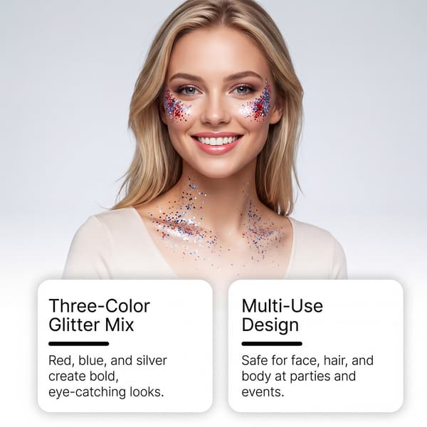 Glitterstift-sminke for glitrende øyne - 30g