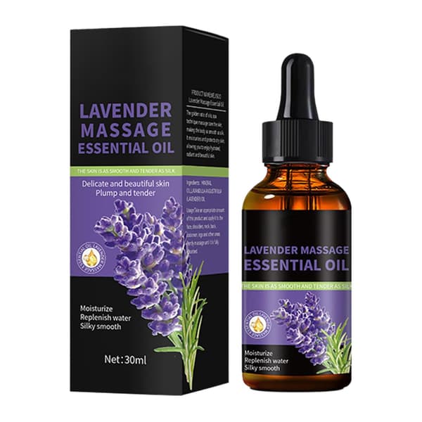 Aromaterapi Eteriske Oljer Trio - Lavendel, Rose, Ingefærolje 30ml for Diffuser, Massasje & Kropp Lavendel Én Størrelse