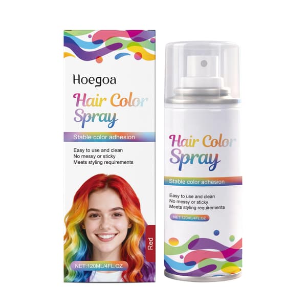 Silvergrå tillfällig hårfärgspray - Enkel daglig styling och trendig look Silver Gray 120ml
