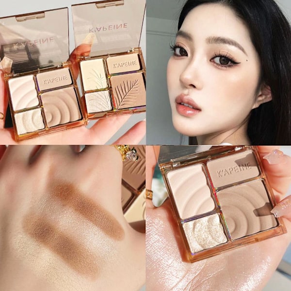 Kontureringspalett Highlight Konturering Allt-i-ett-palett Z0X1 tree shadow color 1.3g