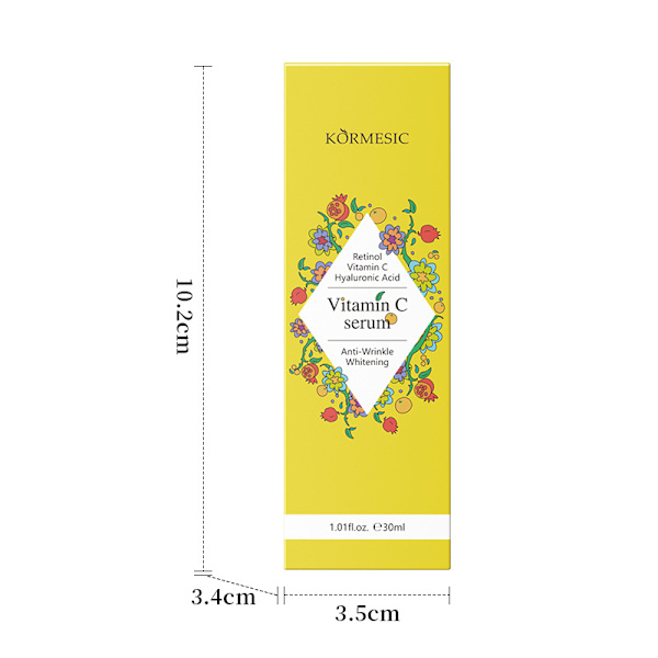 C-vitamiini kosteuttava seerumi säteilevälle iholle