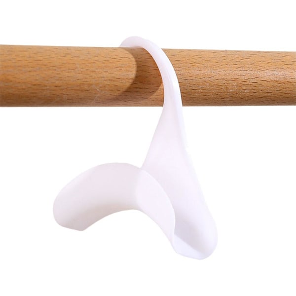 Kreativ handväskorganisatör med krokar för förvaringsväska Designinnovation white 1PC