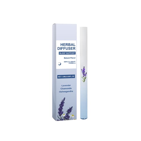 Lavendelduftende kropsdiffuserstick med milde ingredienser for at fremme afslappende søvn og nære kroppen.