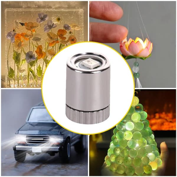 10 stk. Mini Elektriske Lys, Mini LED-lys til Dukkehus, Mini Lys til Håndværk, Trådløse Miniature LED-lys, Mini Lys til DIY Minia