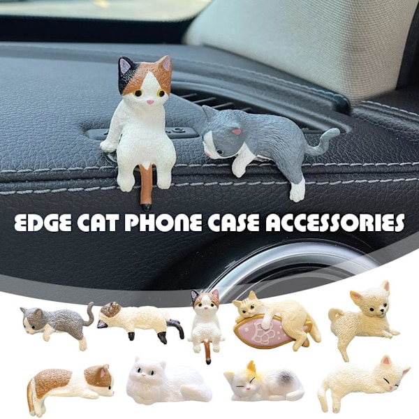 DIY Kant Kattfigurer Simulation Resin Katt Kylskåpsmagnet 4 1pcs