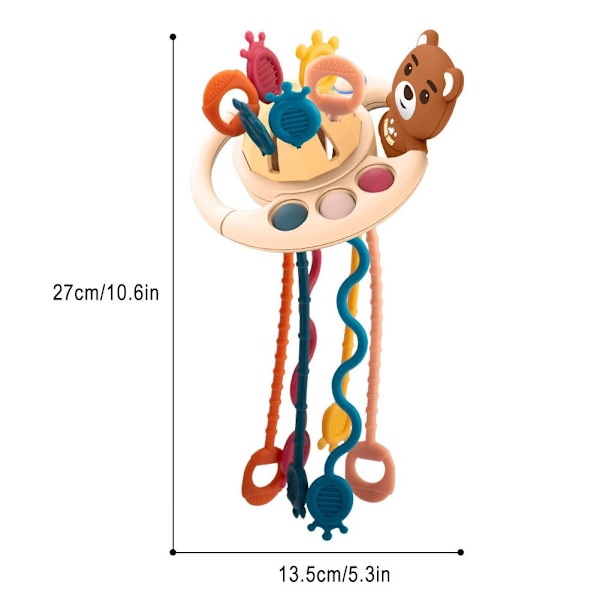 Baby Finger Snacks Barnutveckling Montessori Leksaker Pedagogiska Sensoriska Leksaker Pussel J3u3 brown one-size