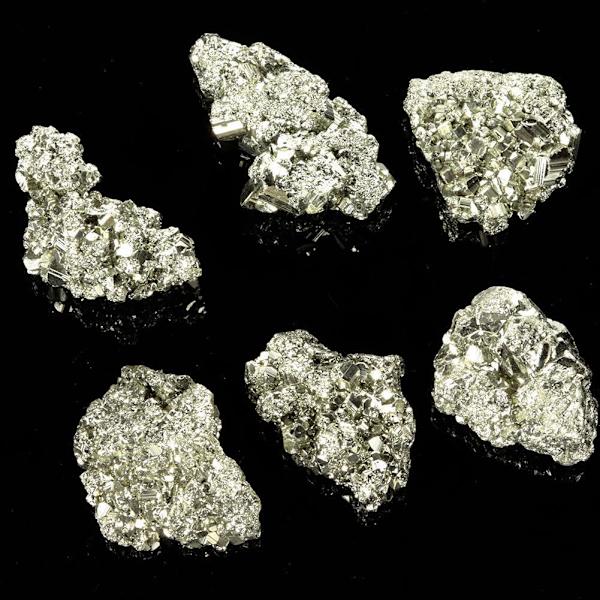 Pyrit Kristallkluster Healing Kristall Narrens Guld Kvalitet Peru Reiki Salef