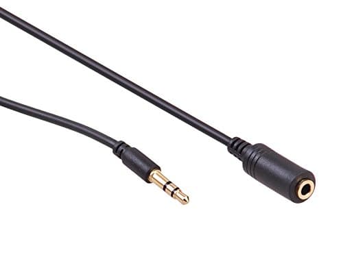 Standard stereo jack 3,5 mm han til hun forlængerkabeladapter (2m)