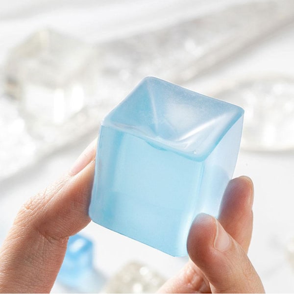 HFINGAQEX Isbit Leksak, Fidget Squishes Leksaker, Krama Isbit transparent onesize