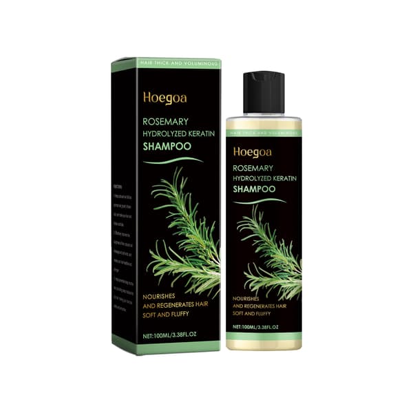 Oliekontrollerende Rosmarinshampoo til Fedtet Hår - 100ml