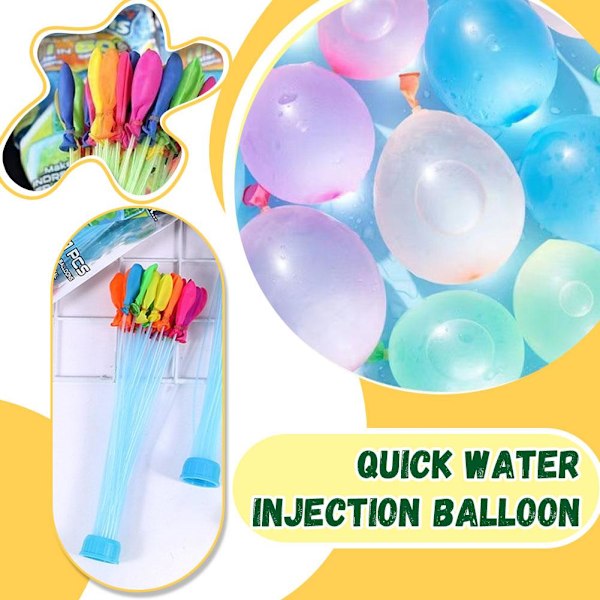 111 st Snabba Vattenfyllningsballonger, Vattenballonger för Utomhusbruk Aluminium film packaging 111pcs