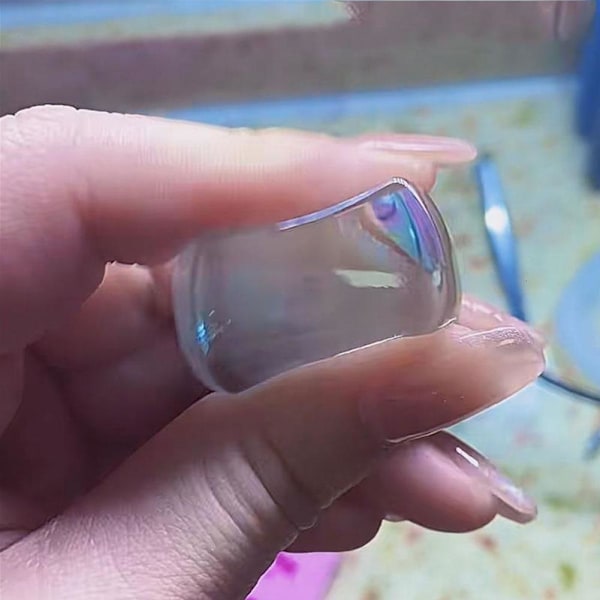 HFINGAQEX Isbit Leksak, Fidget Squishes Leksaker, Krama Isbit transparent onesize
