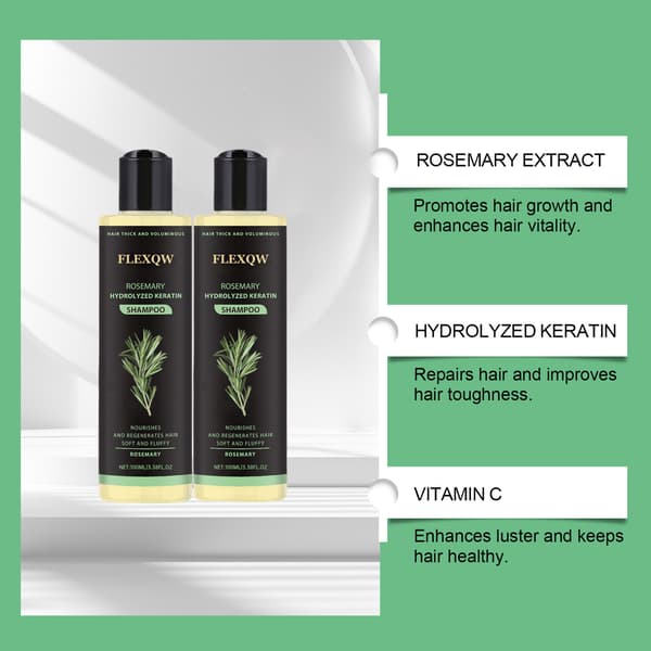 Rosmarin Urteessens Shampoo til Voluminøst Hår, 100g