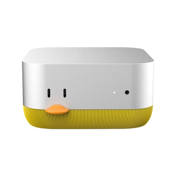 GINTBN Roligt Munställ för Mac Mini M4/M4 Pro 2024, Halkfri Light Gray 1 set