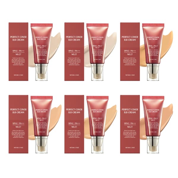 Lysebrun BB Cream til blød hud og dækning light brown 50g