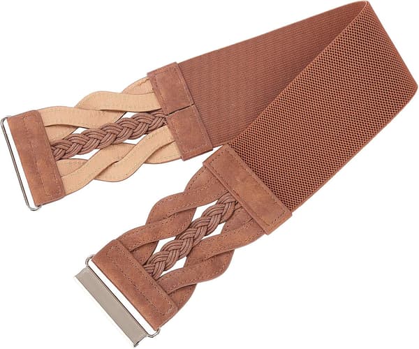 Mycket stretchigt dambälte Chic och elegant retrobälte