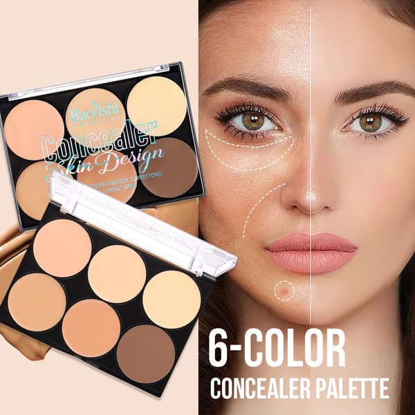Vanntett, Langvarig Concealer- og Konturpalett #1