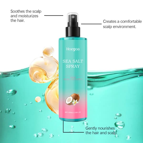 Havsalt Beroligende Hårspray for Glatt, Glansfullt Hår (100ML)