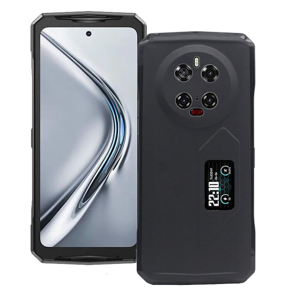 Mobiltelefonfodral Stöttåligt För Doogee V40 Pro Hot J1 L7P3 H4O3 R6R4 Transparent 1 pcs