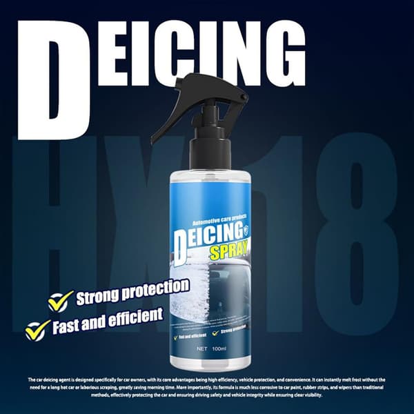 Afrimningsspray til forruder 100 ml sne- og isfjerner