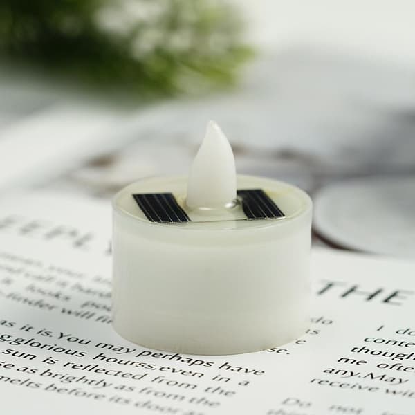 1/5/10 stk. Solcelle LED-telys Solcellelys Hage Utendørs warm white One size fits all, 5 pieces