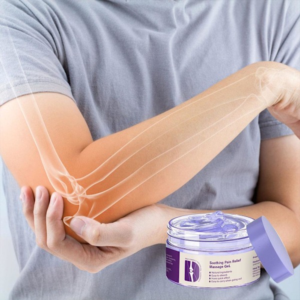 Kreain Gel mot ledvärk, snabbverkande gel, Kresin lugnande smärtmassage purpleA 50g 2pcs