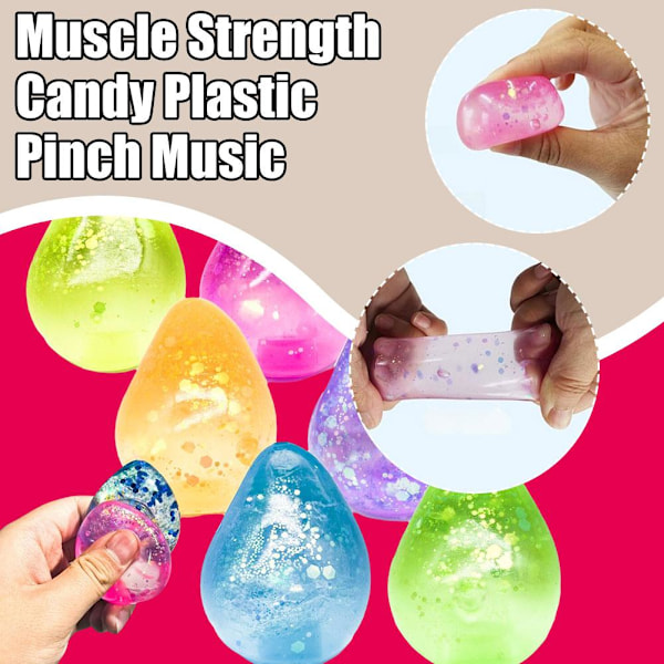 Needoh Squeeze Klämleksak Dekompressionsartefakt Maltoskläm blingbling 1pcs random color