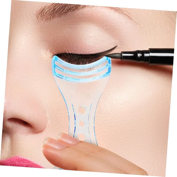 Professionel øjenvippehjælp Genanvendeligt øjenvippeassistentværktøj Makeupstencil til kvinder