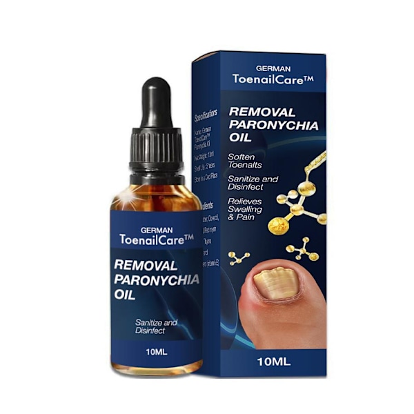 2023 Bästa Tyska NagelVård NagelProp Anti Paronychia Lindring Olja_ blueA 10ml