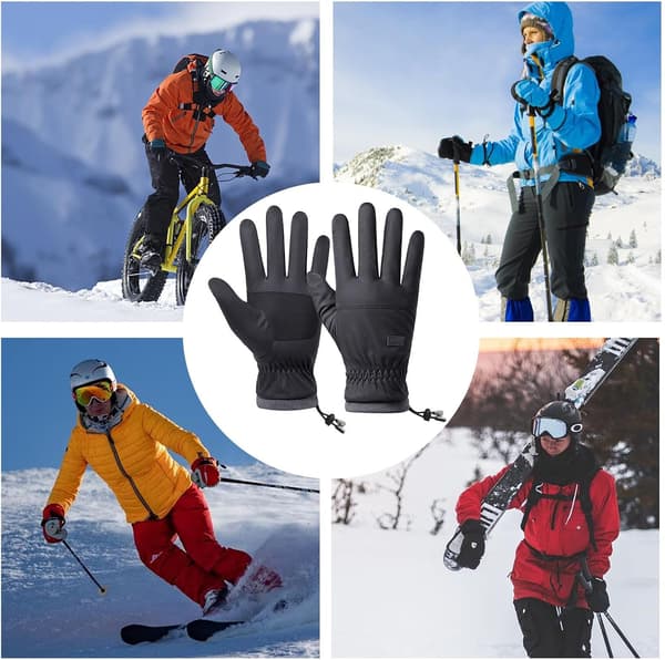 Vinter USB-opvarmede cykelhandsker