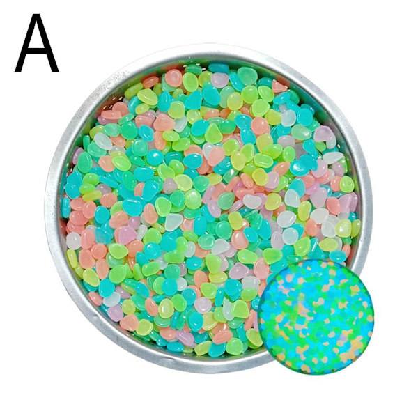 Glow-in-the-Dark Stenar, 50 st små Glow-in-the-Dark Stenar Chroma A