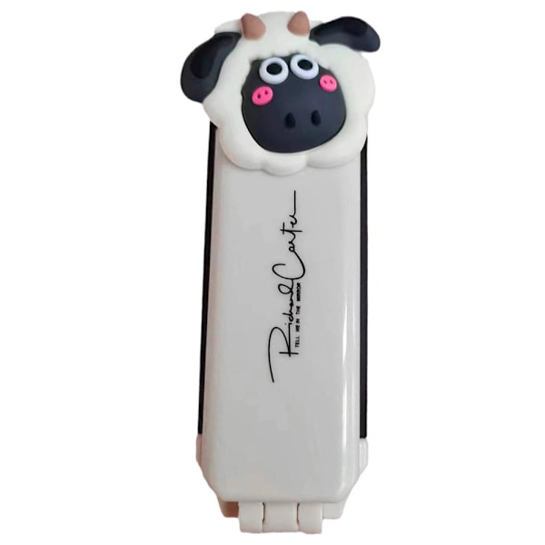 Vikbar Kam med Fårformat Spegel Fickhårkam Smink Fårhårkam M6C7 sheep 1pcs