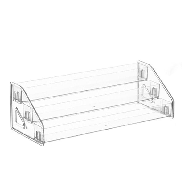 Transparent Akryl Display Rack Flerlagers Nagellack Skrivbord Butik Leksaksförvaring Verktyg Display T1y9 3-layer 1pcs