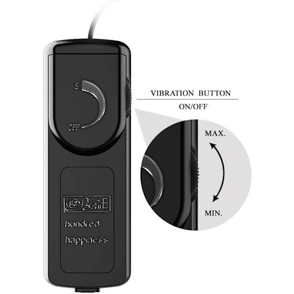 Sølv Klitoris Kugle Power Vibrator - Pink Controller