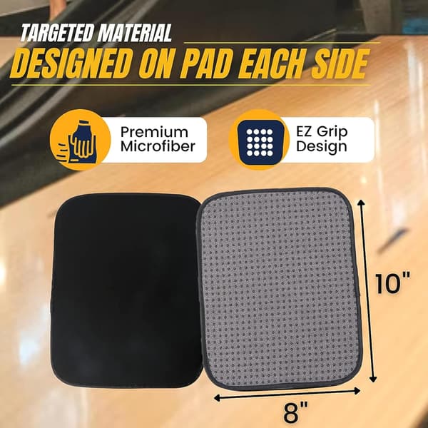 (3-pack) Premium mikrofiber bowlingbollshandduk - 10x8 Shammy Pad
