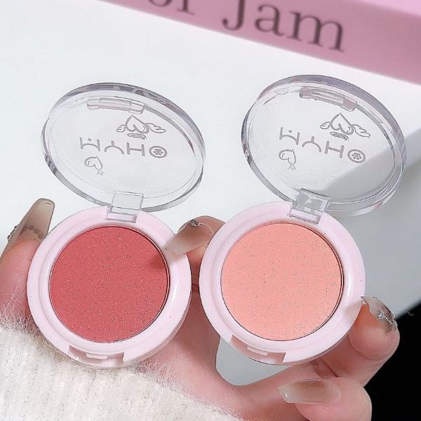 Ansiktsmatt Rouge Blush Vattentät Långvarig Ljusare Kontur Kind Blushe GX 1# 1.8g