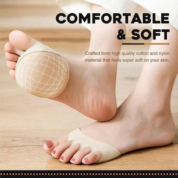 Honeycomb Fabric Forfotputer (5 par) - Usynlige sokker for høy
