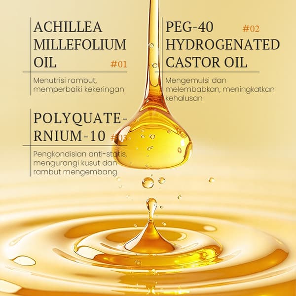 Keratin cessential oil hårserum