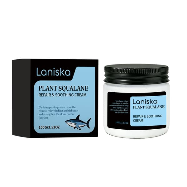 Squalane Reparerende Beroligende Krem for Tørr Hud - 100g/200g