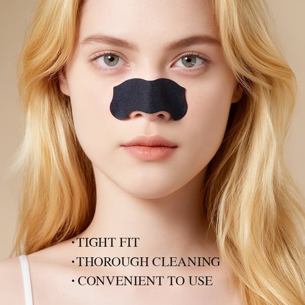 Näsmask med bambukol (förpackad) - rengör och absorberar pormaskar.