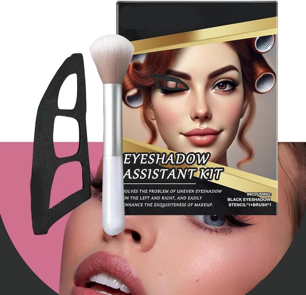 Øjenskyggeassistent Kits Makeupbørsteværktøj Øjenmakeupværktøj Stencils Stencils