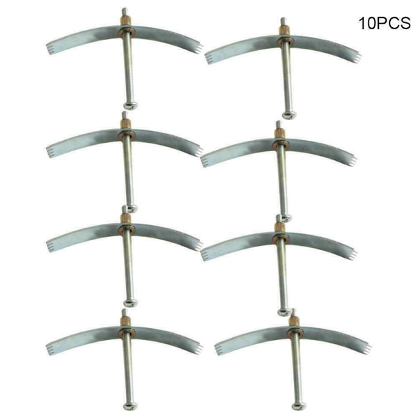 10st Väggbox Reparationsskruv Stål Kopplingsdosa Fast Uttag Kassett Ho Mount V7P5