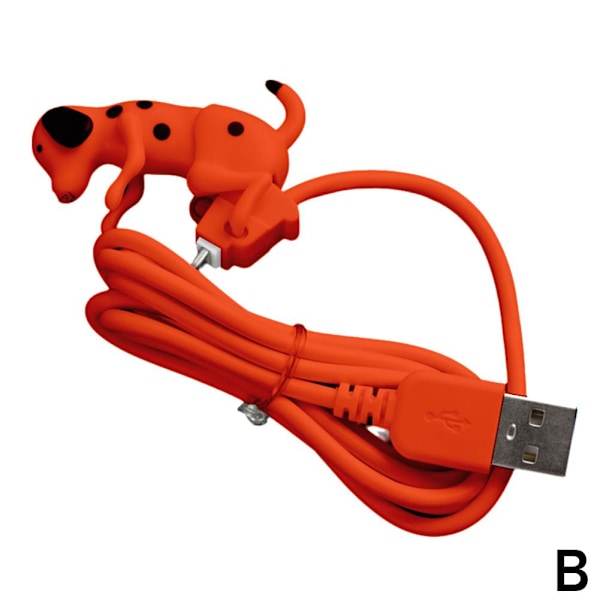 Snabb Laddningskabel Rolig Knulande Hund Micro USB Laddning Rogue Do Orange 1pcs